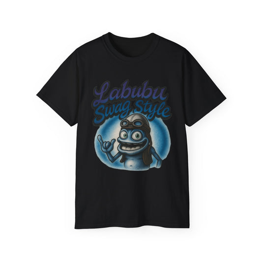 Labubu Swag Style Unisex Ultra Cotton Tee, Gift for Gamers, Memers, and Birthday Celebrants