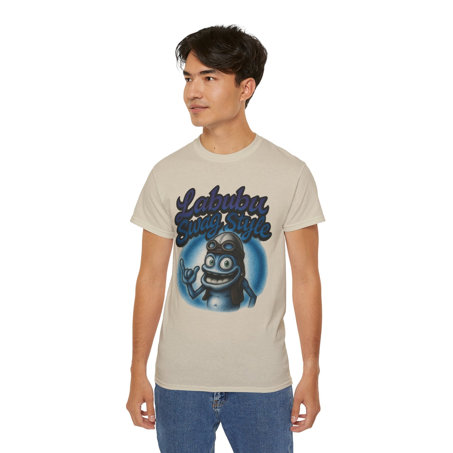 Labubu Swag Style Unisex Ultra Cotton Tee, Gift for Gamers, Memers, and Birthday Celebrants