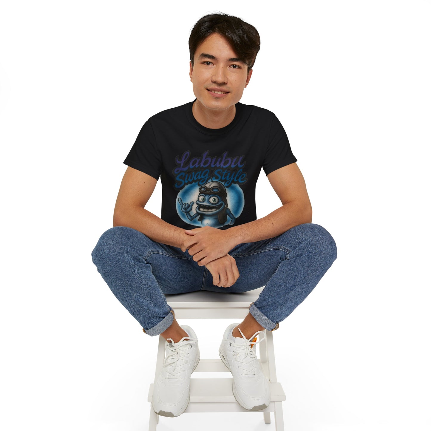 Labubu Swag Style Unisex Ultra Cotton Tee, Gift for Gamers, Memers, and Birthday Celebrants