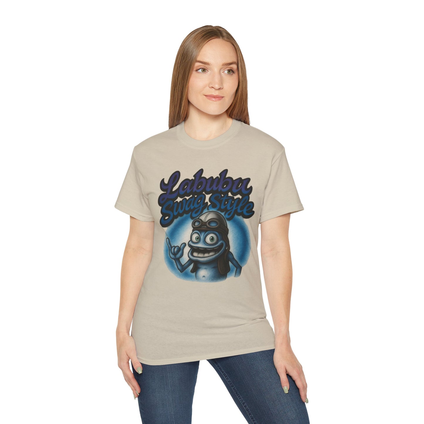 Labubu Swag Style Unisex Ultra Cotton Tee, Gift for Gamers, Memers, and Birthday Celebrants